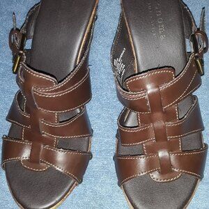 Sonoma Brown wedge Sandle